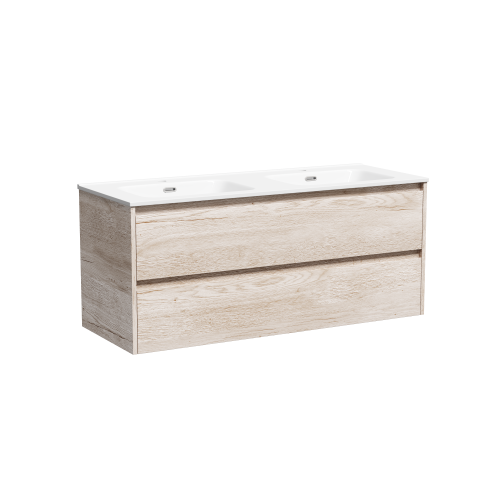 Тумба под раковину Sancos Libra LB120-2EG 119х45х50 подвесная цвет дуб галифакс натуральный